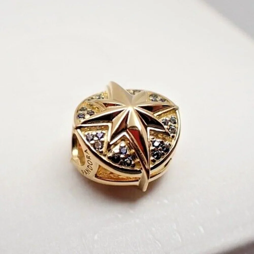 PANDORA Marvel Captain Marvel Insignia Charm - Picture 2 of 3